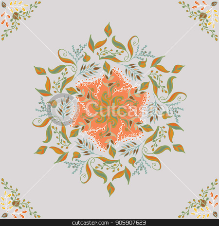 Round Lace Vector