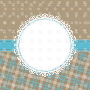300x300 Blank Lace Round Frame Vector Clipart Soidergi