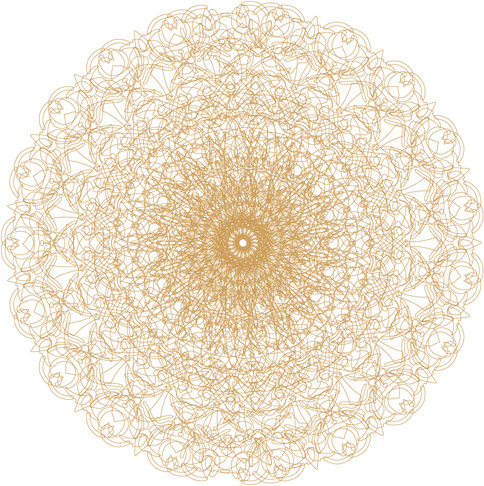 484x486 Round Lace Ornaments Background Art Vector Free Vector