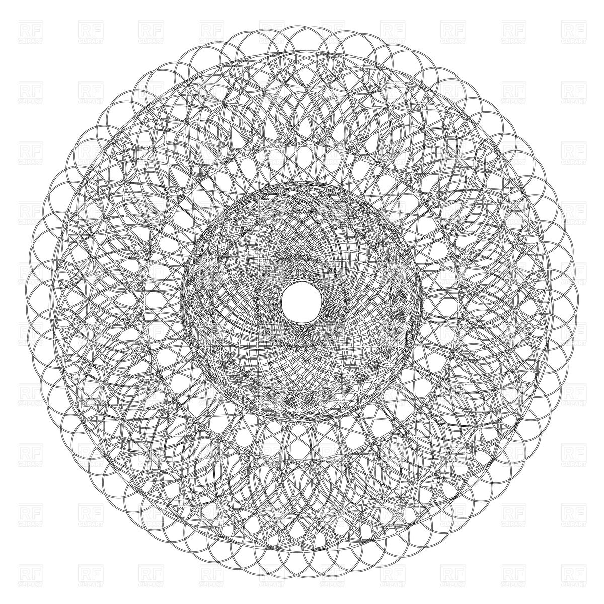 1200x1200 Decorative Round Lace Ornament Vector Image Of Backgrounds