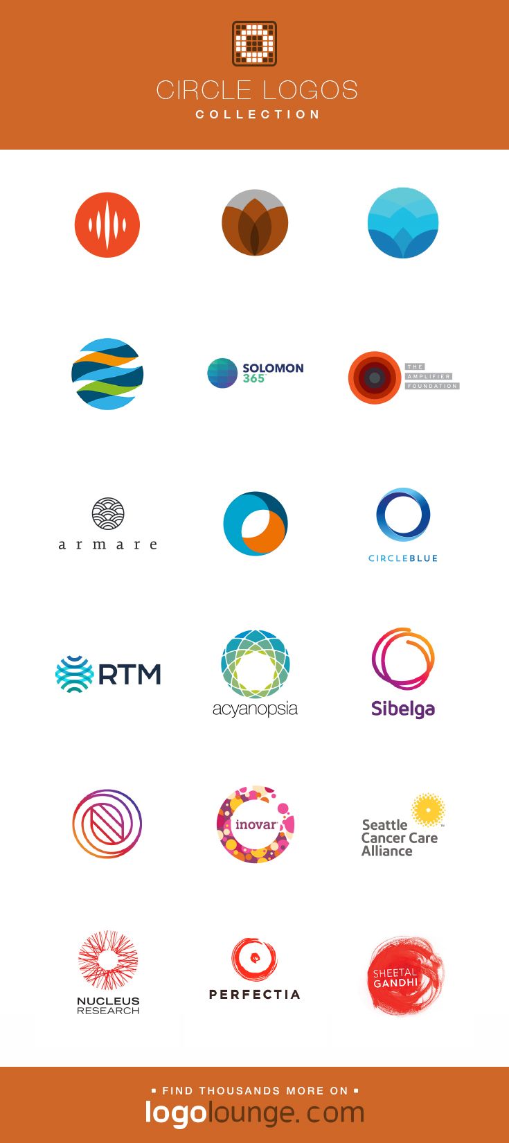 735x1650 Logo Collection Circle Vector Logo Designs Geometric, Shapes