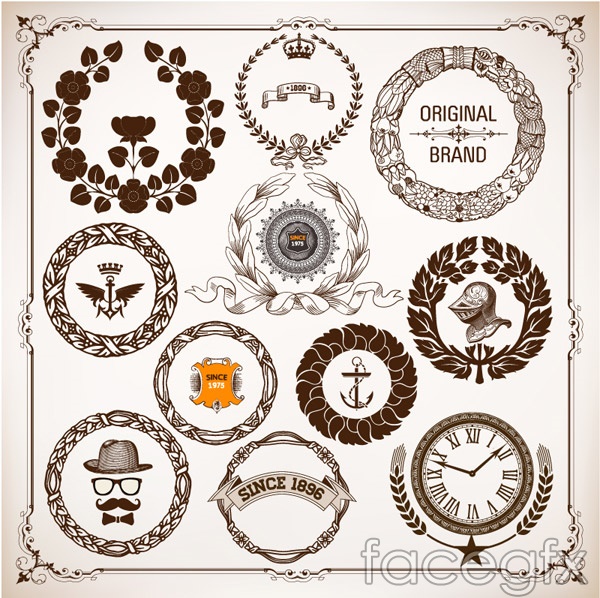 600x598 Vintage Round Logo Vector Over Millions Vectors, Stock Photos