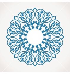 Round Ornament Vector