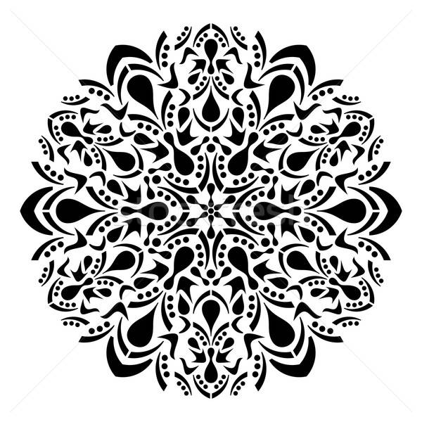 600x600 Geometric Round Ornament Vector Illustration David Benes