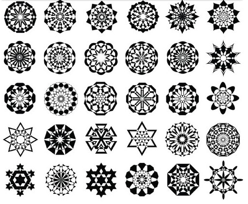 513x422 Round Ornaments Free Creative Vector Free Download