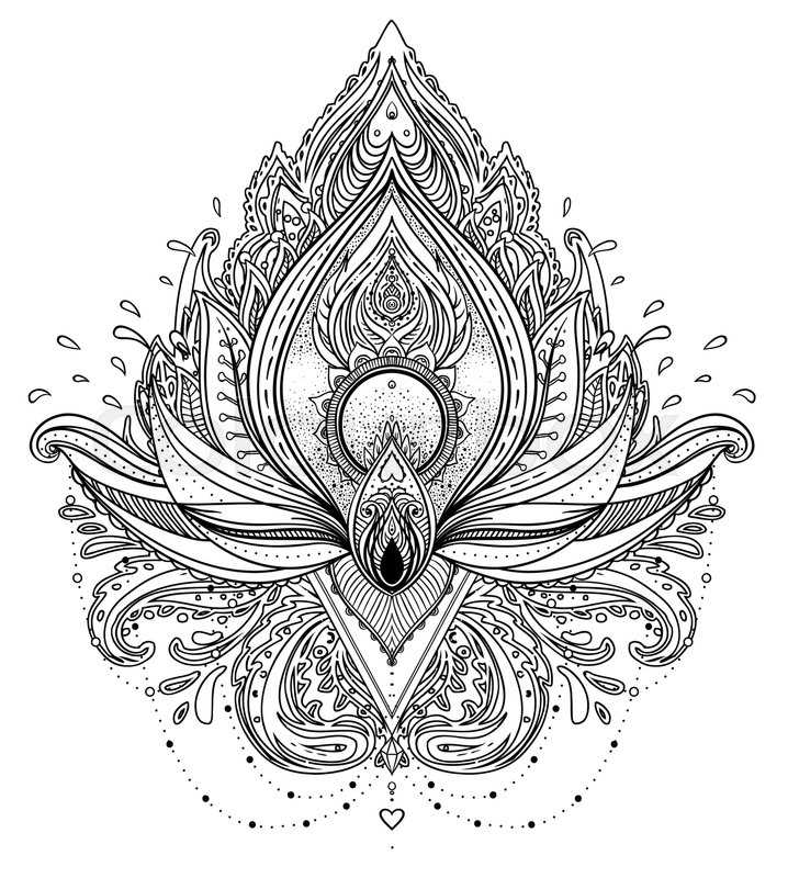 Mandala Beautiful Vintage Round Stock Vector Colourbox 718x800 Mandala Beautiful Vintage Round Stock Vector Colourbox