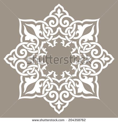 Round Pattern Mandala Abstract Design Of Persian Islamic Turkish 450x470 Round Pattern Mandala Abstract Design Of Persian Islamic Turkish
