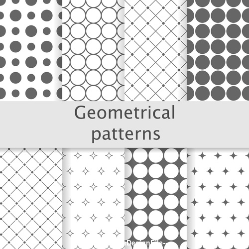 Round And Diamond Seamless Patterns Vector Free Download 500x500 Round And Diamond Seamless Patterns Vector Free Download