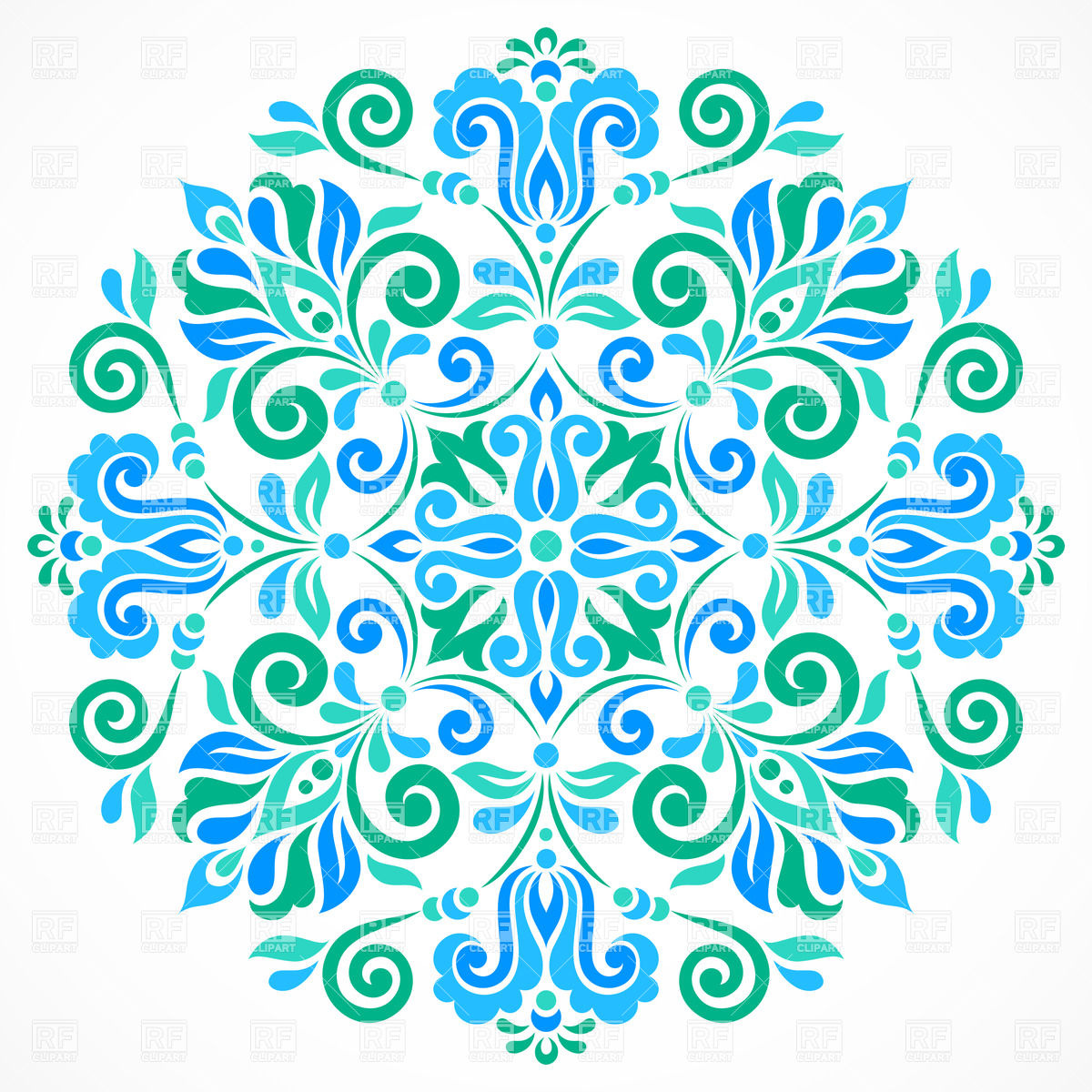 Round Graphic Floral Pattern Vector Image Of Backgrounds, Textures 1200x1200 Round Graphic Floral Pattern Vector Image Of Backgrounds, Textures