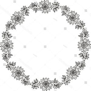 Floral Nature Round Pattern Frame Vector Newwaysys 300x300 Floral Nature Round Pattern Frame Vector Newwaysys