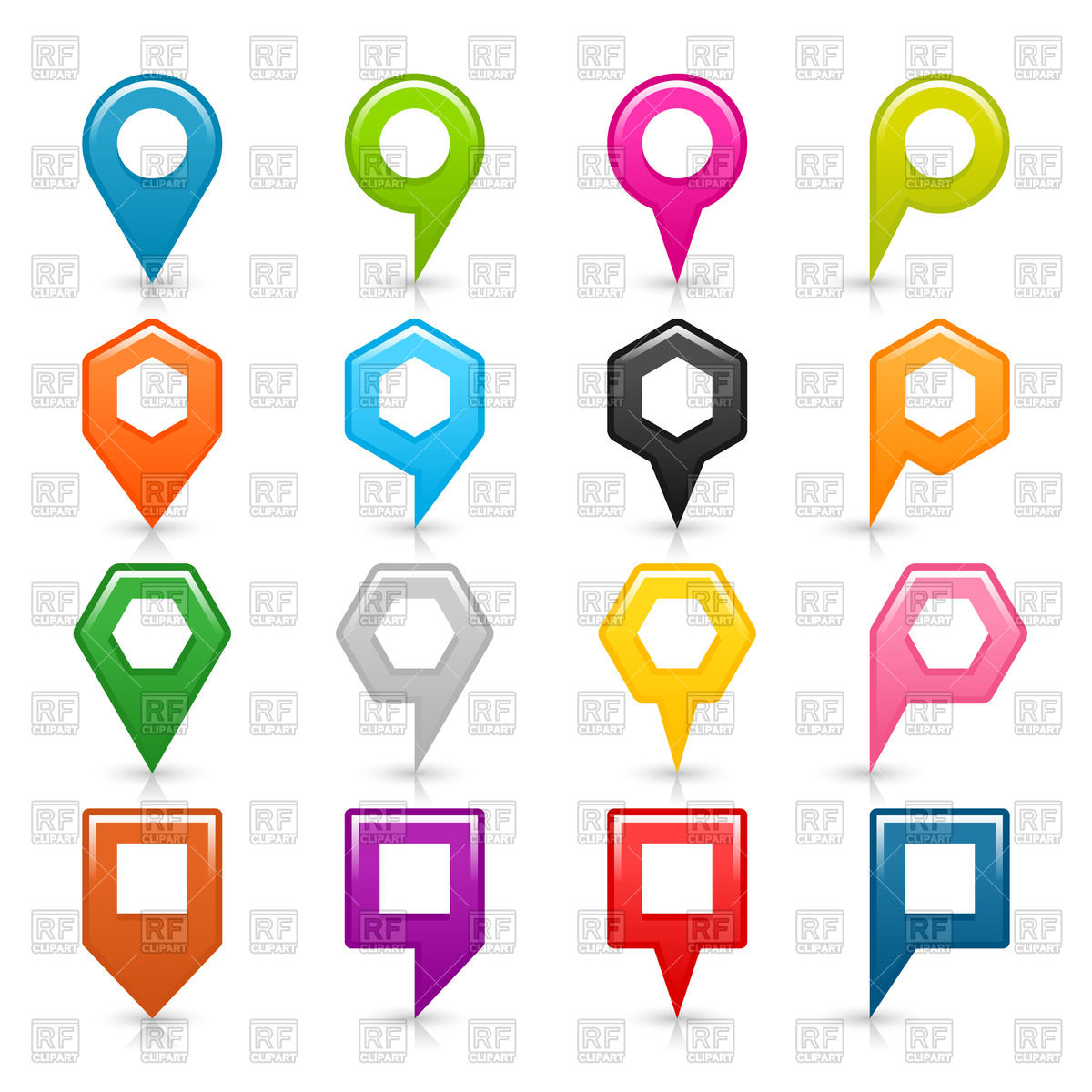 1200x1200 Motley Location Markers Collection