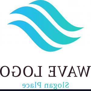 300x300 Wavy Wave In Round Shape Red And Blue Feather Vector Cqrecords