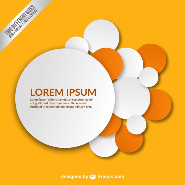 626x626 Background Template With Round Shapes Vector Free Download