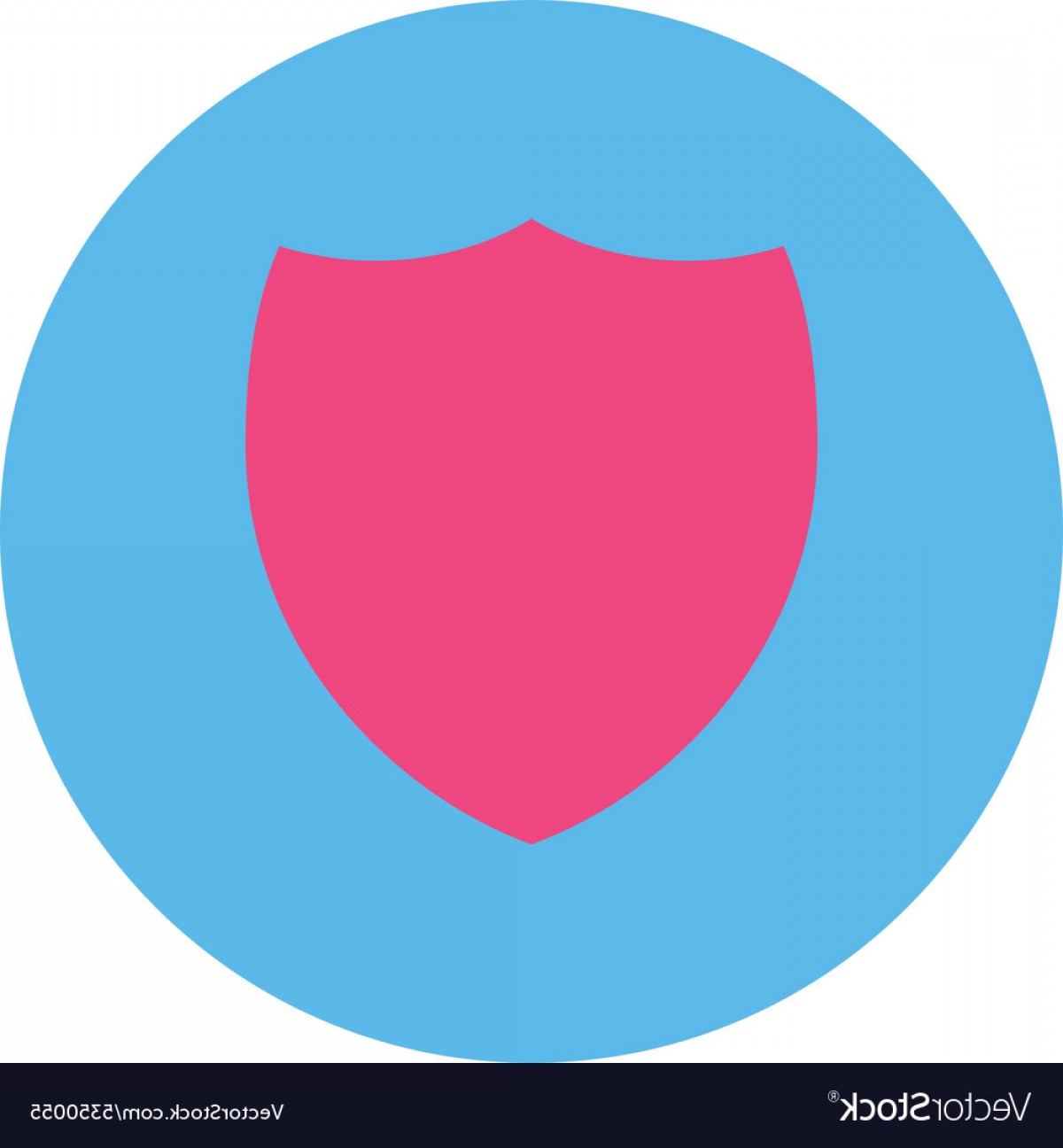1200x1296 Shield Flat Pink And Blue Colors Round Button Vector Newwaysys