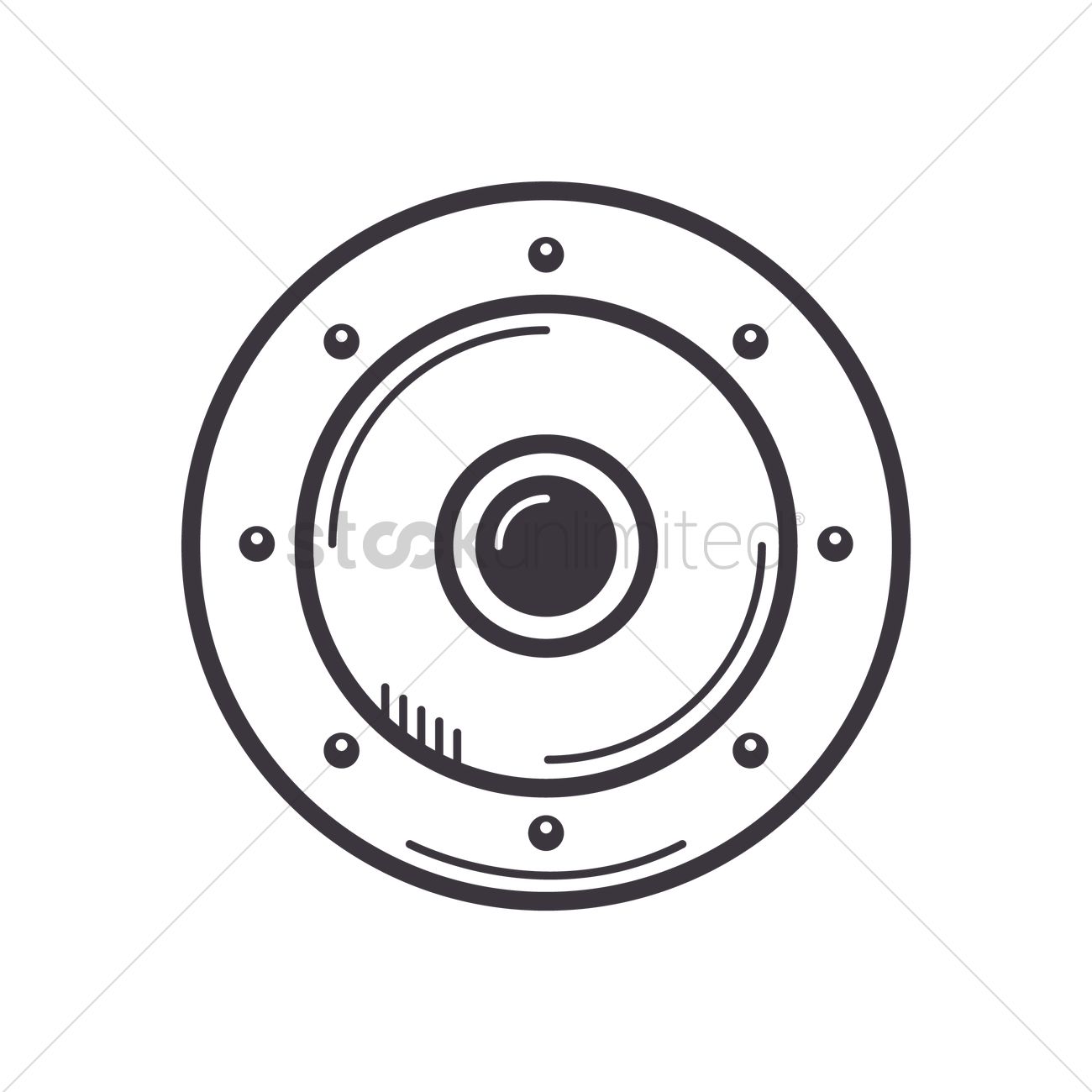 1300x1300 Free Round Shield Vector Image