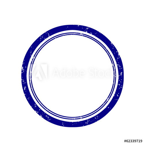 Empty Blue Round Grunge St Vector Illustration 500x500 Empty Blue Round Grunge St Vector Illustration