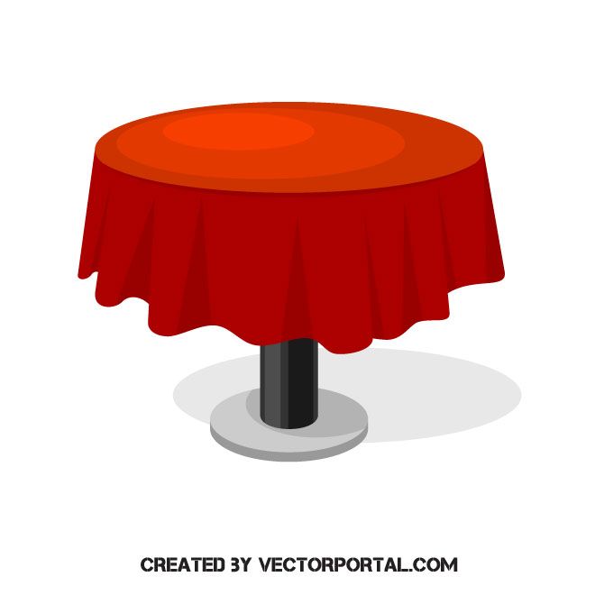 660x660 Round Table Vector Clip Art Various Vectors In Free