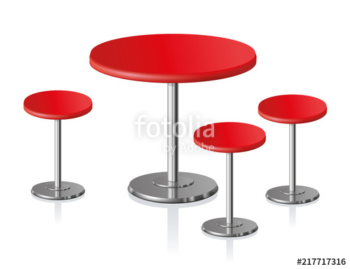 500x384 Round Table Vector Illustration Stock Image And Royalty Free