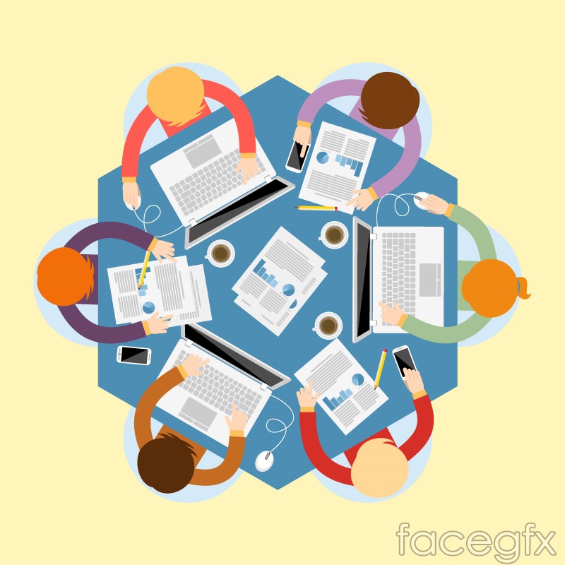 800x800 Creative Roundtable Background Vector Over Millions Vectors