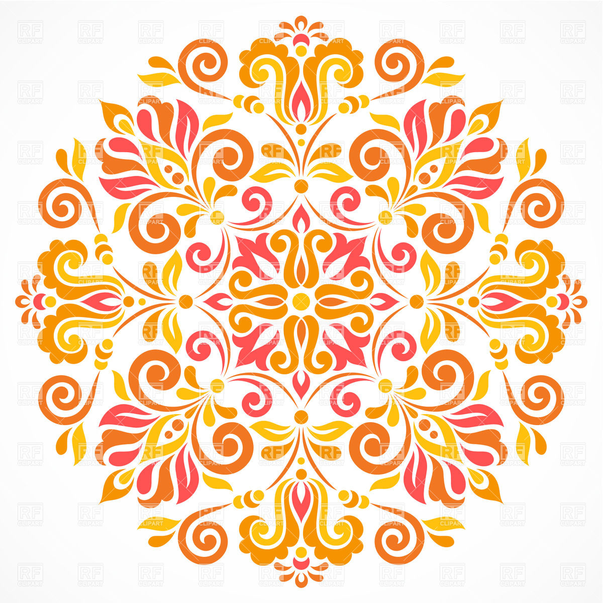 Round Vector Design 1200x1200 Round Vector Design