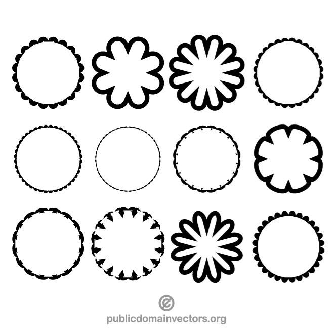 Round Vector Shapes 660x660 Round Vector Shapes