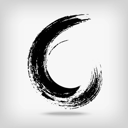 Artistic Creative Painted Circle For Logo, Label, Branding Black 450x450 Artistic Creative Painted Circle For Logo, Label, Branding Black