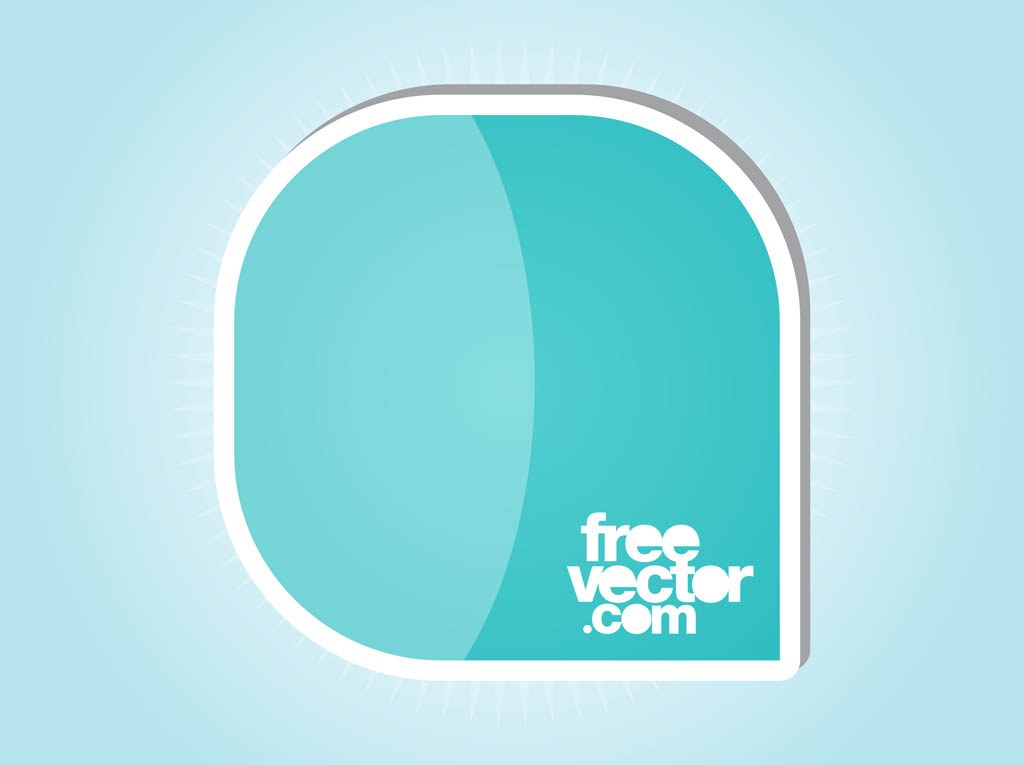 1024x765 Sticker Design With Rounded Corners Vector Art Graphics