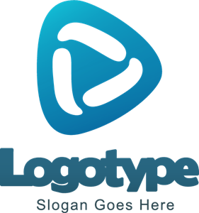 Blue Rounded Triangle Logo Vector 281x300 Blue Rounded Triangle Logo Vector
