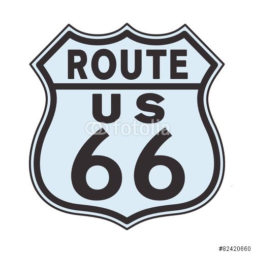 500x500 Route Sign, Vector And Hi Res Bitmap Vector Route