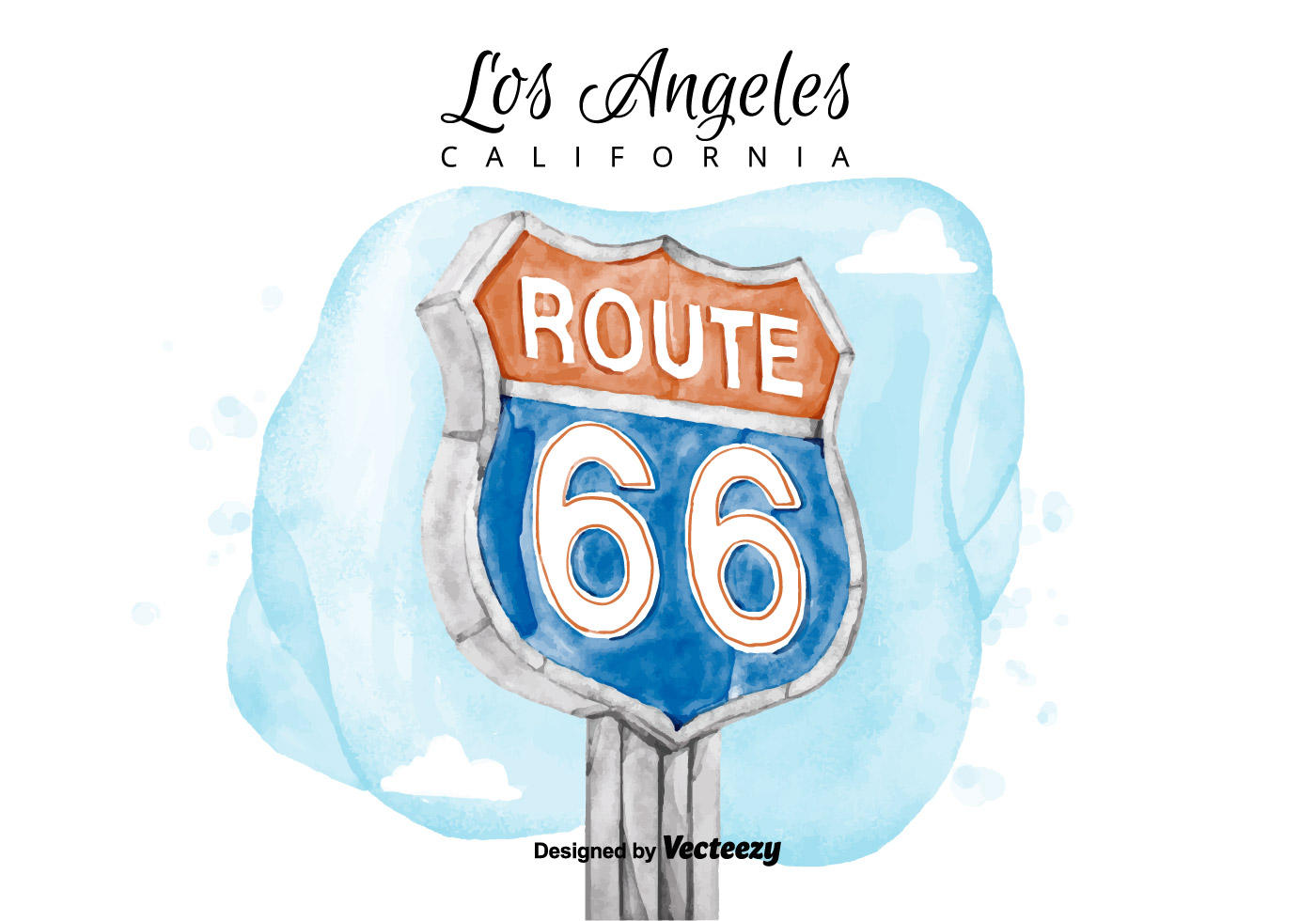 1400x980 Route Sign Free Vector Art