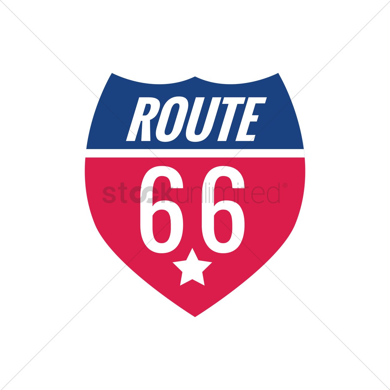 1300x1300 Route Sign Vector Image