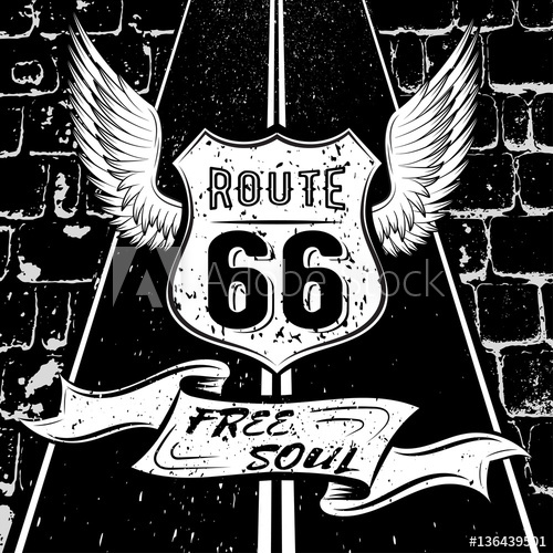 Free Soul Route Vector Illustration Design Racing Emblem 500x500 Free Soul Route Vector Illustration Design Racing Emblem