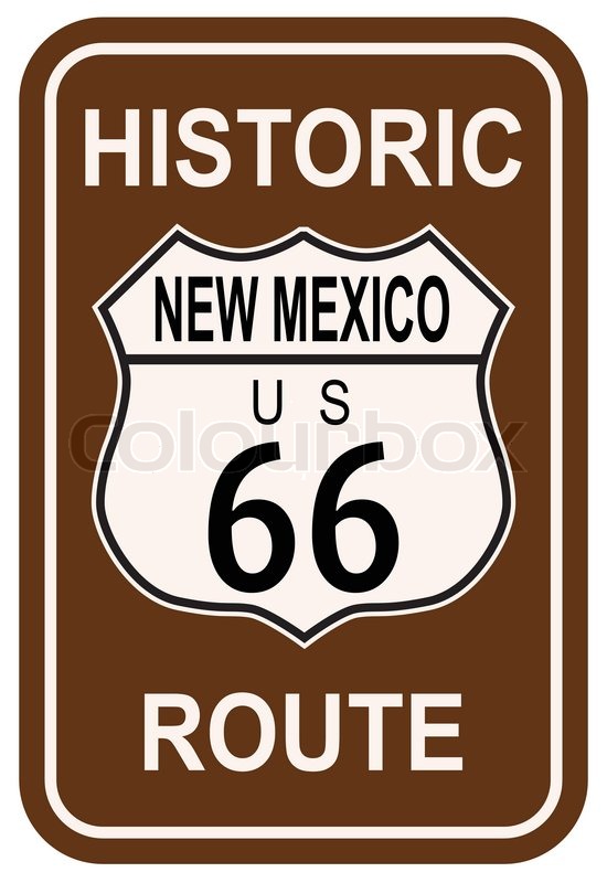 New Mexico Historic Route Traffic Sign With The Legend Historic 550x800 New Mexico Historic Route Traffic Sign With The Legend Historic