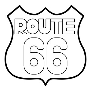 300x300 Route Sign Royalty Free Vectors