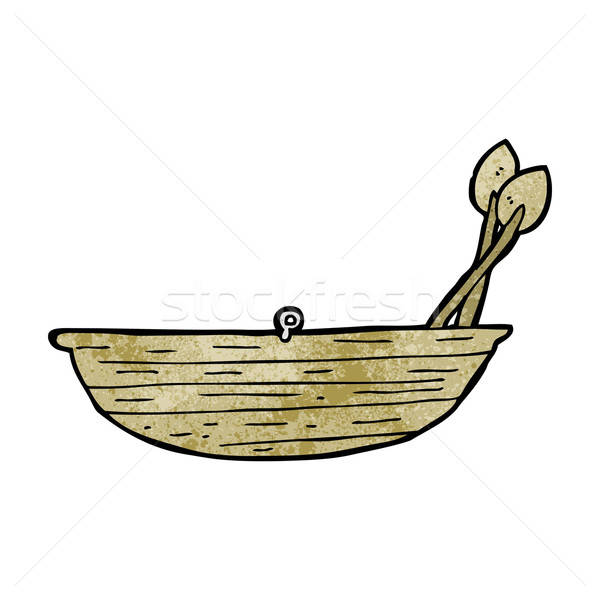 600x600 Cartoon Rowing Boat Vector Illustration Lineartestpilot