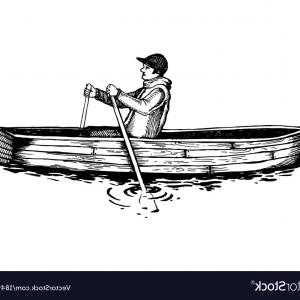 300x300 Comic Cartoon Rowing Boat Vector Studiogrfx