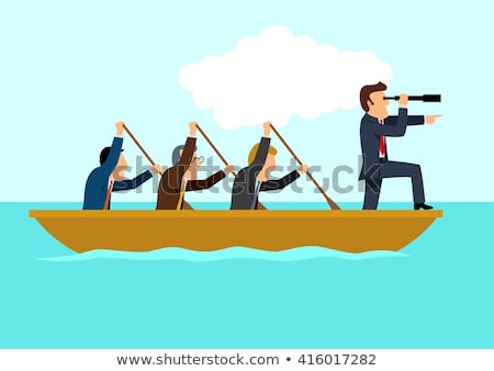 450x338 Download Free Png Simple Cartoon Businessmen Rowing Boat Teamwork