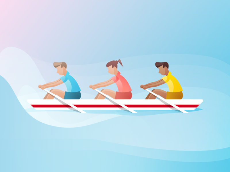 800x600 Rowing Illustration
