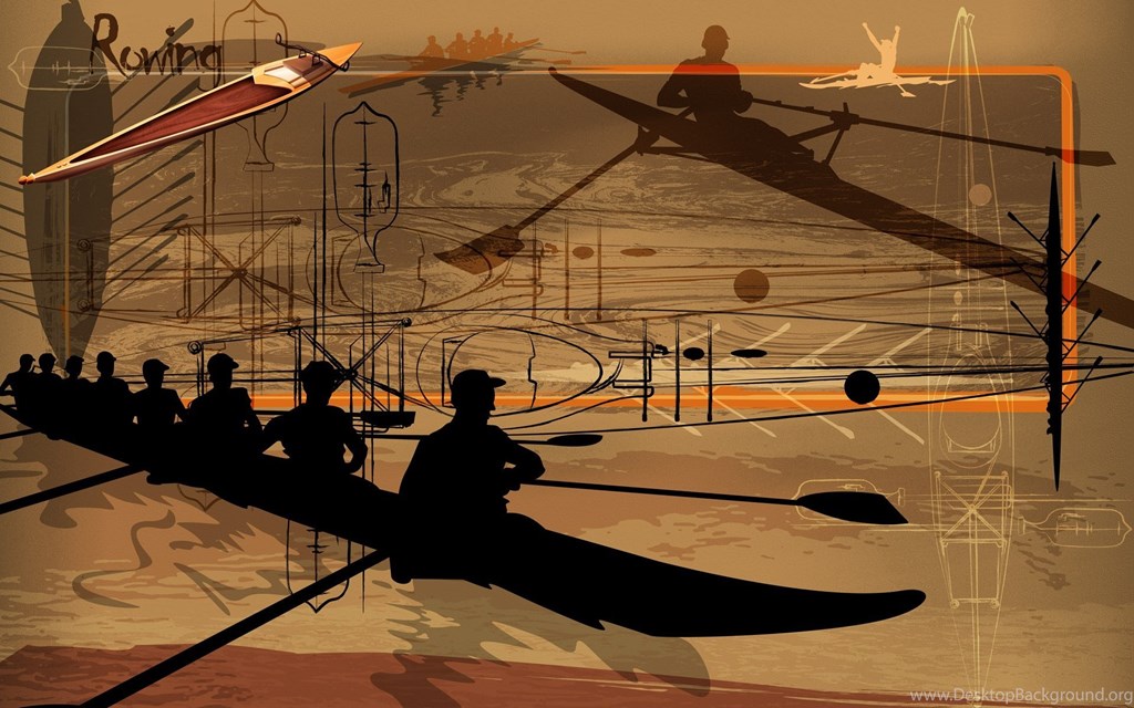 1024x640 Rowing Vector Wallpapers Walldevil Best Free Hd Desktop