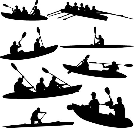 450x429 Rowing Collection Silhouettes
