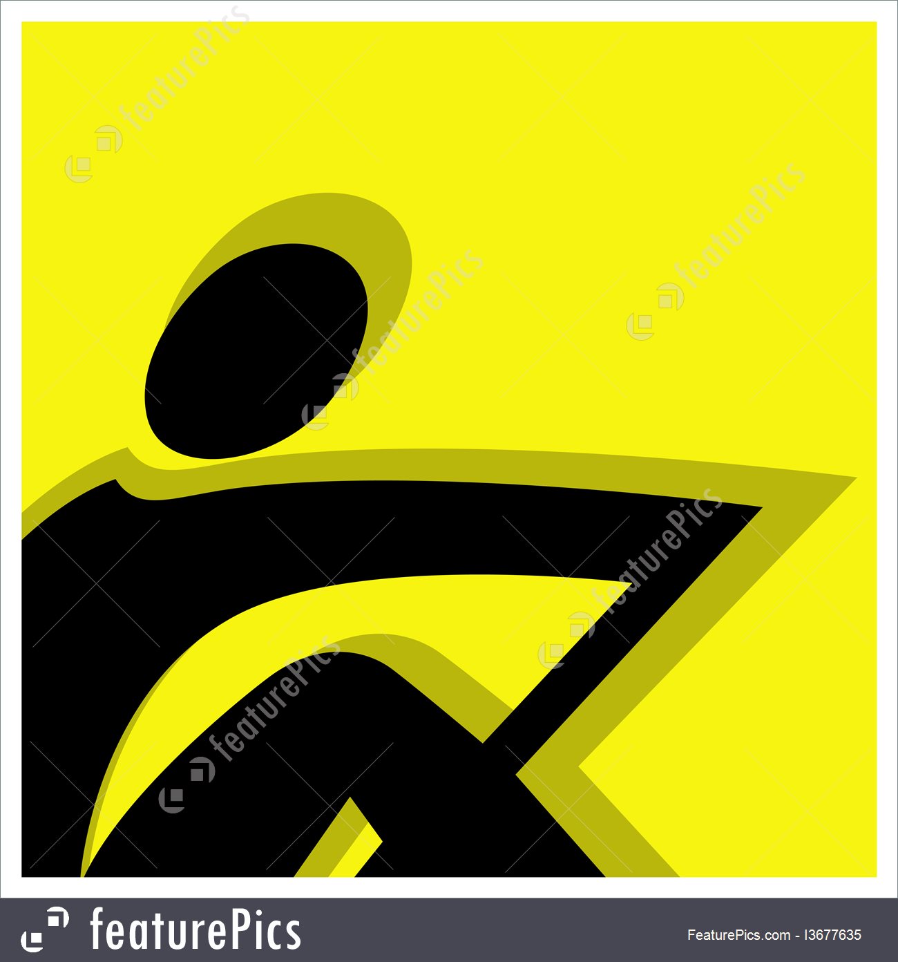 1300x1392 Illustration Of Rowing Pictogram