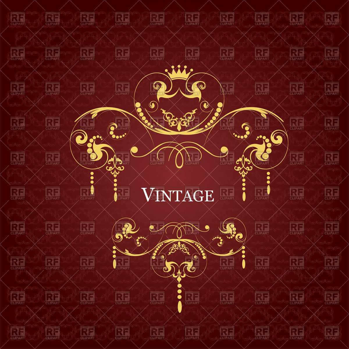 Frame Of Royal Golden Ornament On Vintage Burgundy Background 1200x1200 Frame Of Royal Golden Ornament On Vintage Burgundy Background