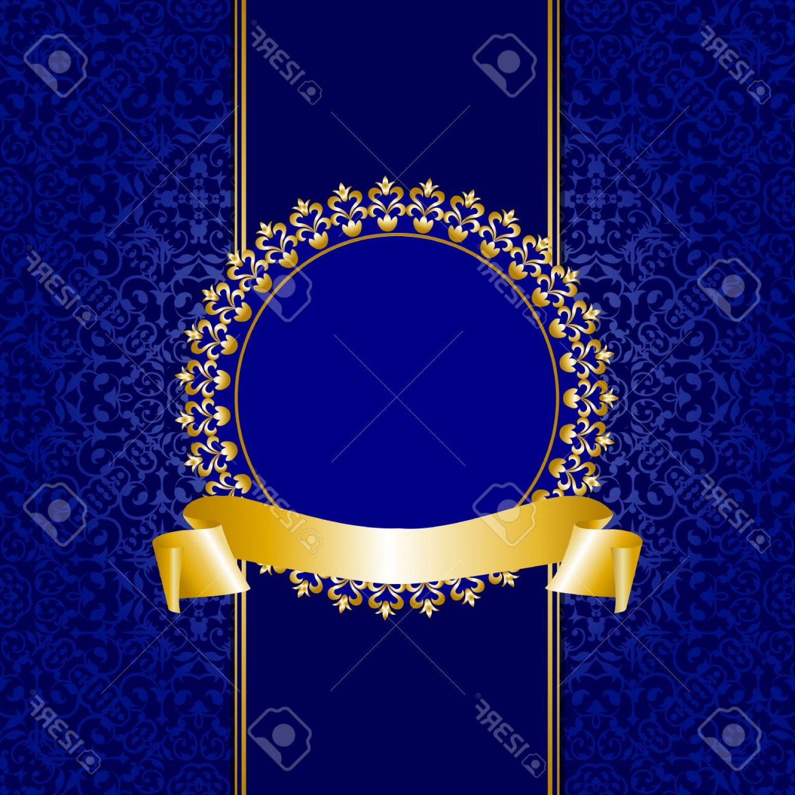 1560x1560 Royal Blue Gold Background Vector Hoodamath