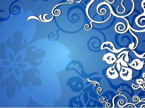487x365 Vector Royal Blue Floral Background Free Vector Download