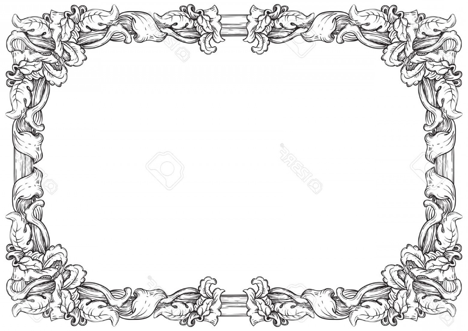 Photostock Vector Vintage Frame Vector Retro Background 1560x1102 Photostock Vector Vintage Frame Vector Retro Background