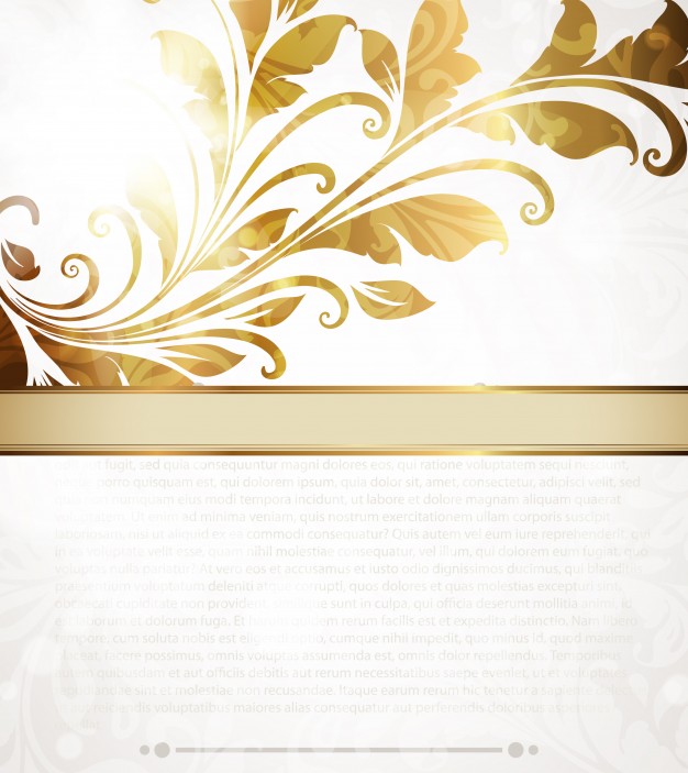 Royal Gold Fashion Art Border Vector Premium Download 626x703 Royal Gold Fashion Art Border Vector Premium Download