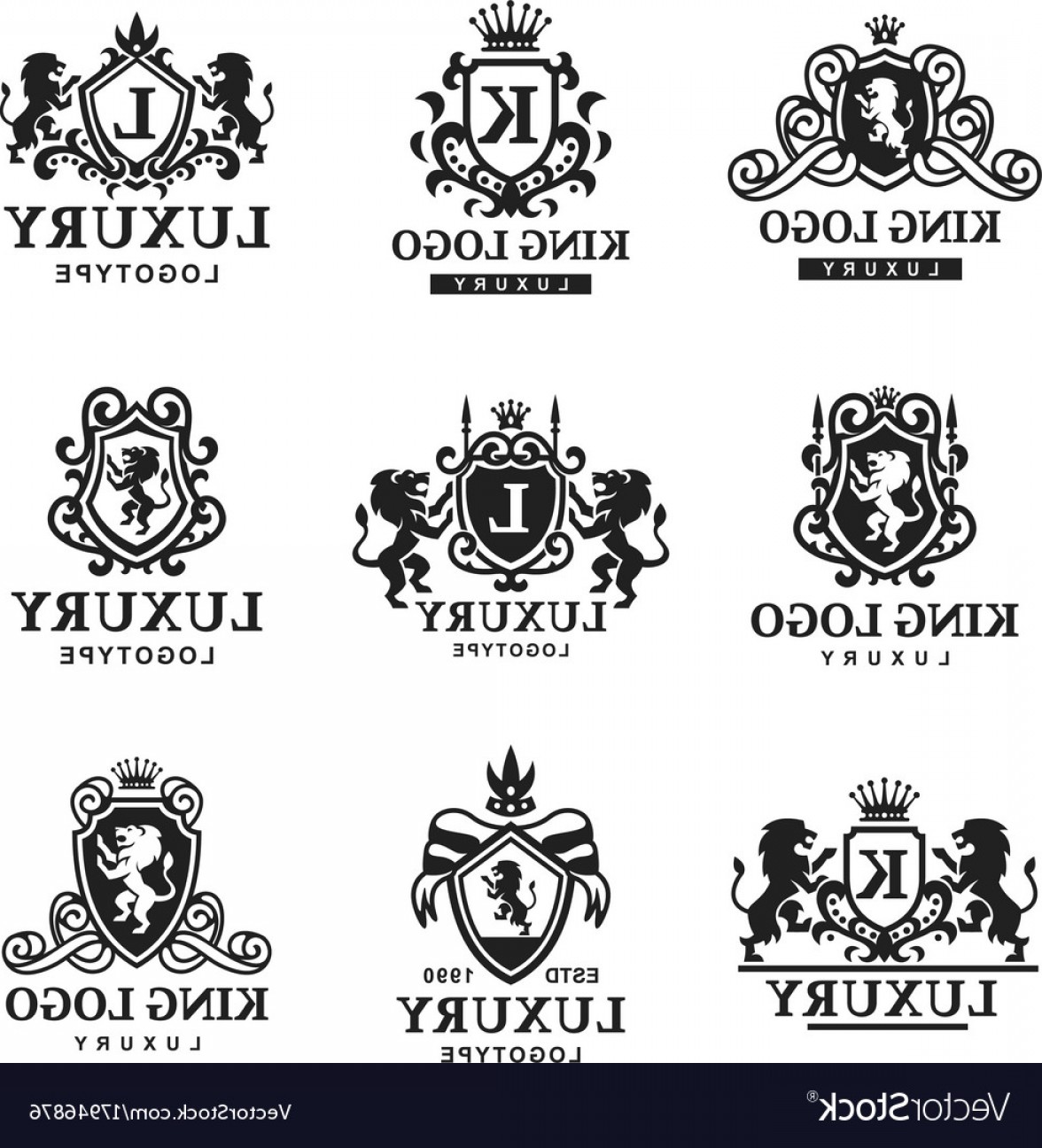 1176x1296 Luxury Boutique Royal Crest High Quality Vintage Vector Geekchicpro