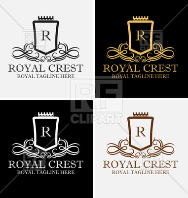 381x400 Royal Luxury Crest Emblem Vector Image Of Icons And Emblems
