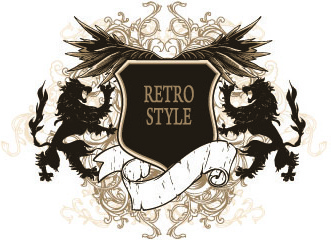 331x240 Vintage Vector Heraldry Royal Crest Free Vector Download