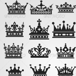 300x300 Royal Crown Vector Shapes